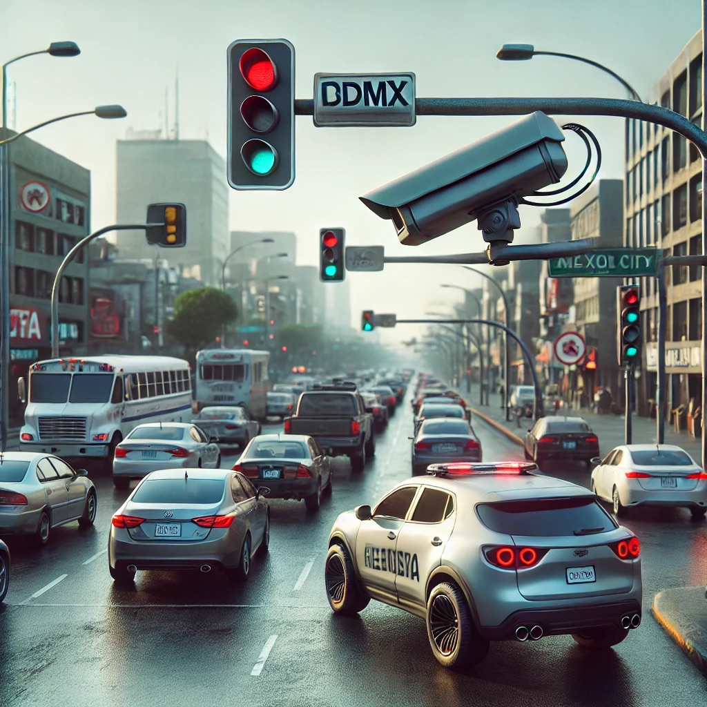 CDMX traffic enforcement.