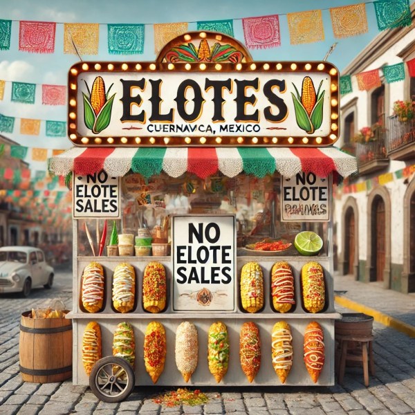 Elote Stall Closed