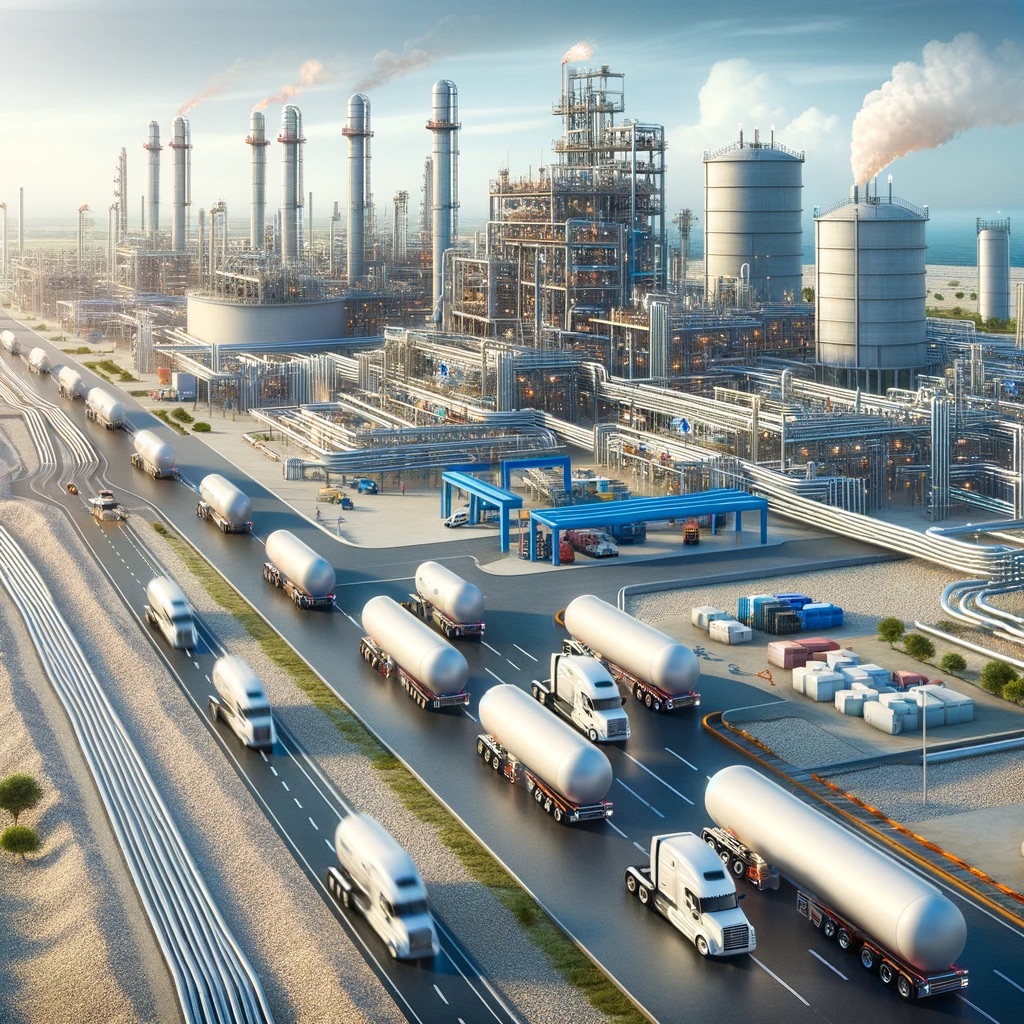 Natural gas facility in Mexico