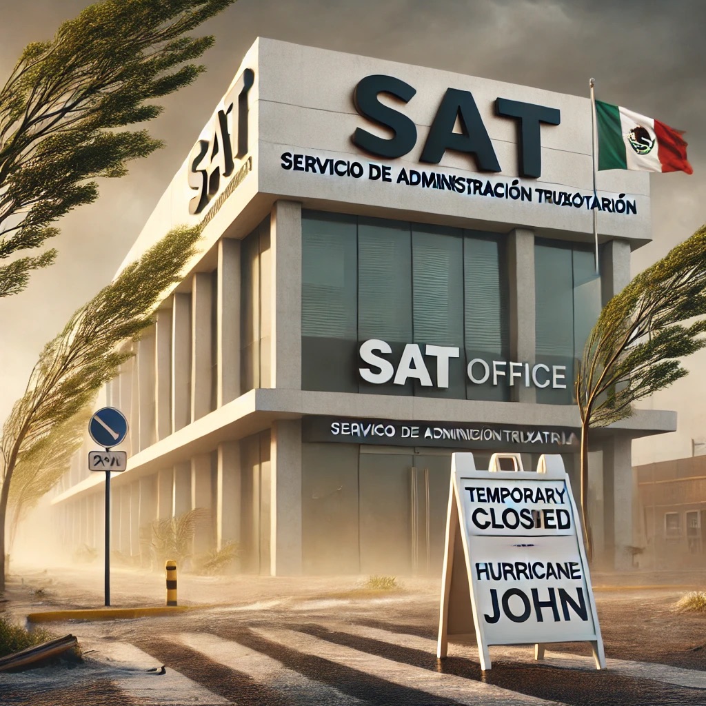 Closed SAT office without flags