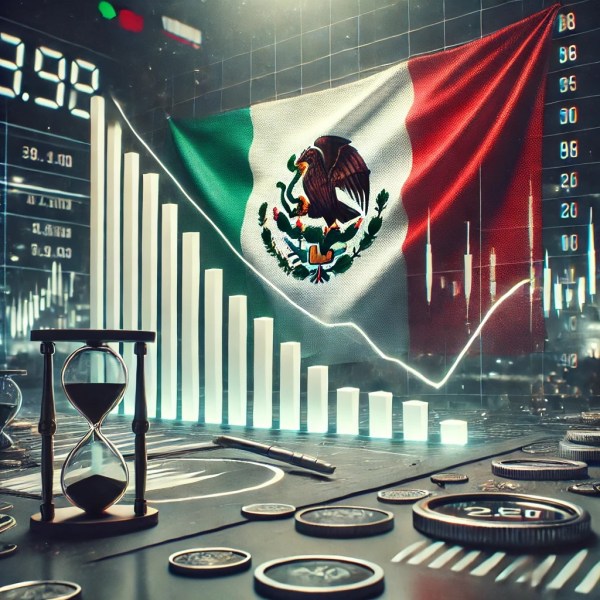 Mexican stock market growth.