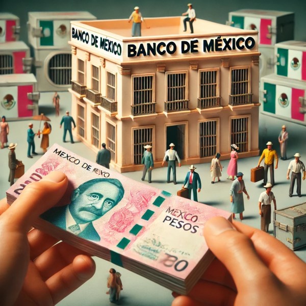 Mexican pesos in everyday transactions