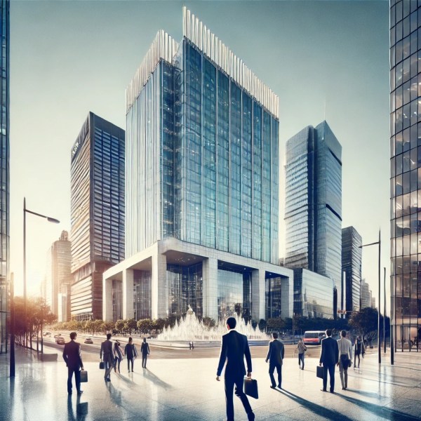 Mexico City BMV financial district