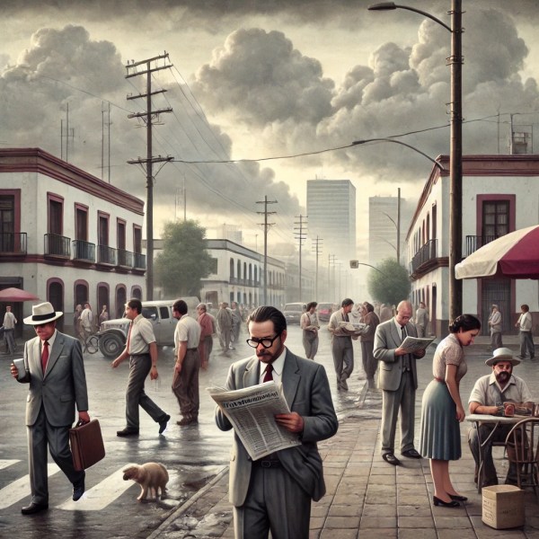 Mexico street market scene