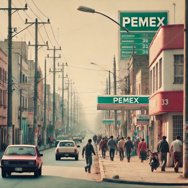 Pemex street scene