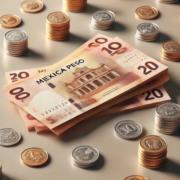 Mexican peso currency