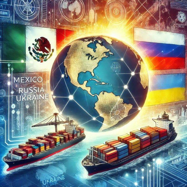 Trade relations illustration