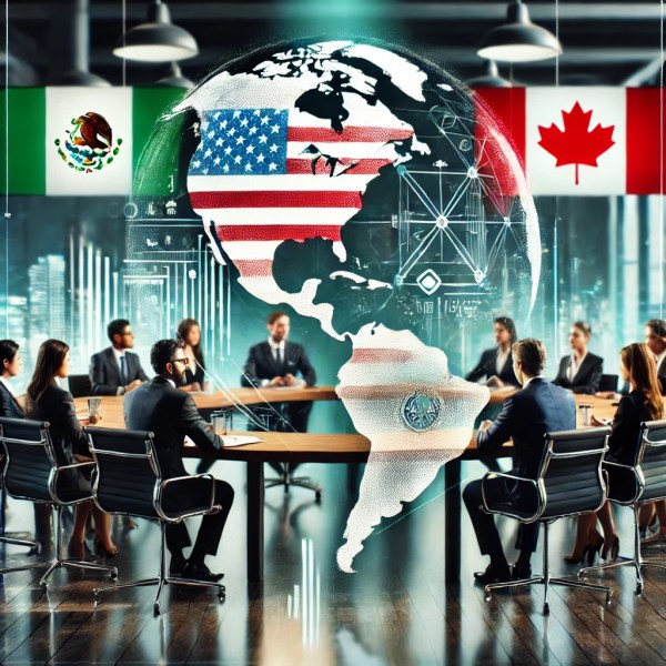 Trade negotiation scene.