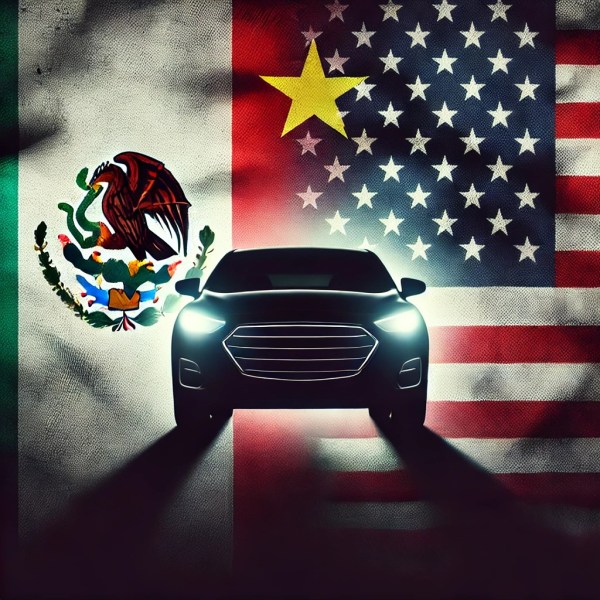 automotive trade tension flags