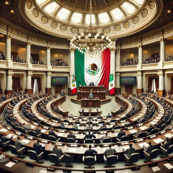 Mexican Congress in session