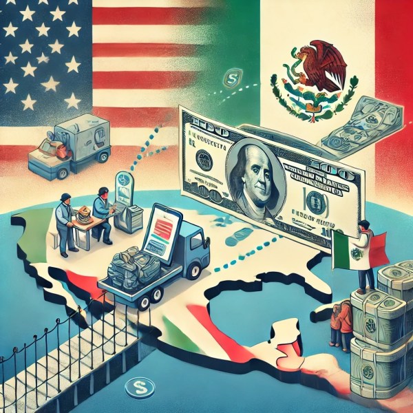 US-Mexico remittance illustration