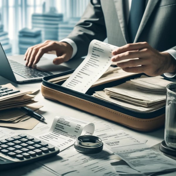 Organizing travel expenses