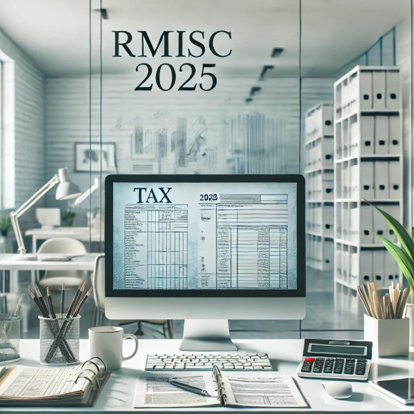 Mexican tax office desk