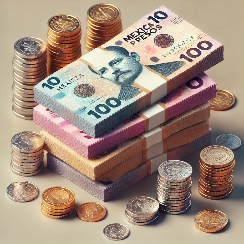Mexican pesos image
