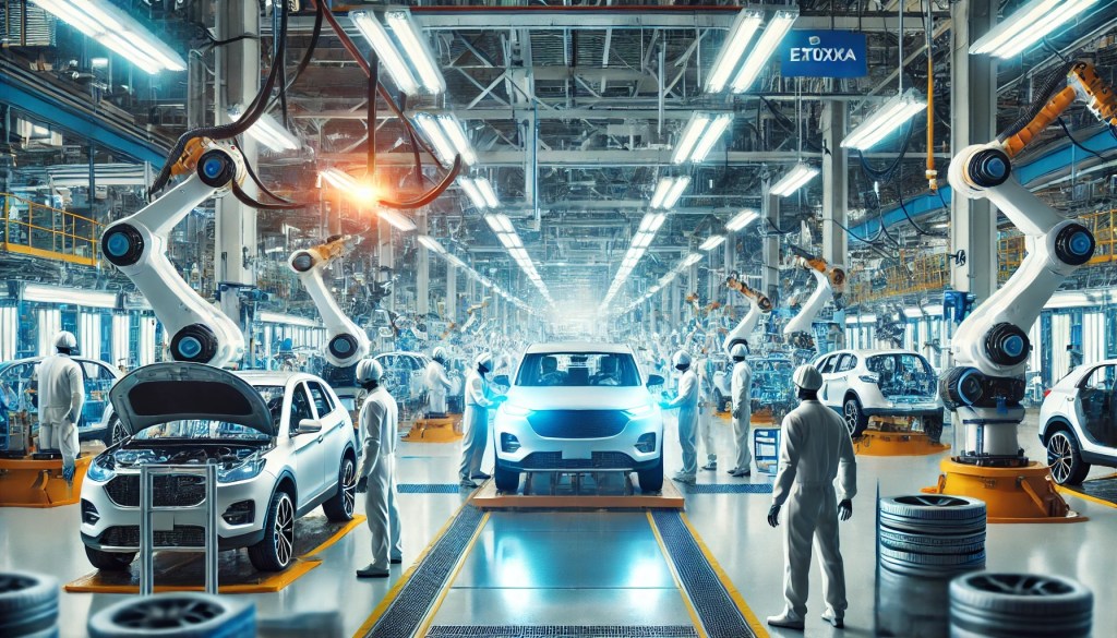 Car manufacturing plant