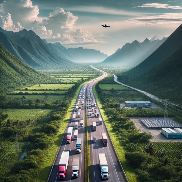 highway trucks in Veracruz