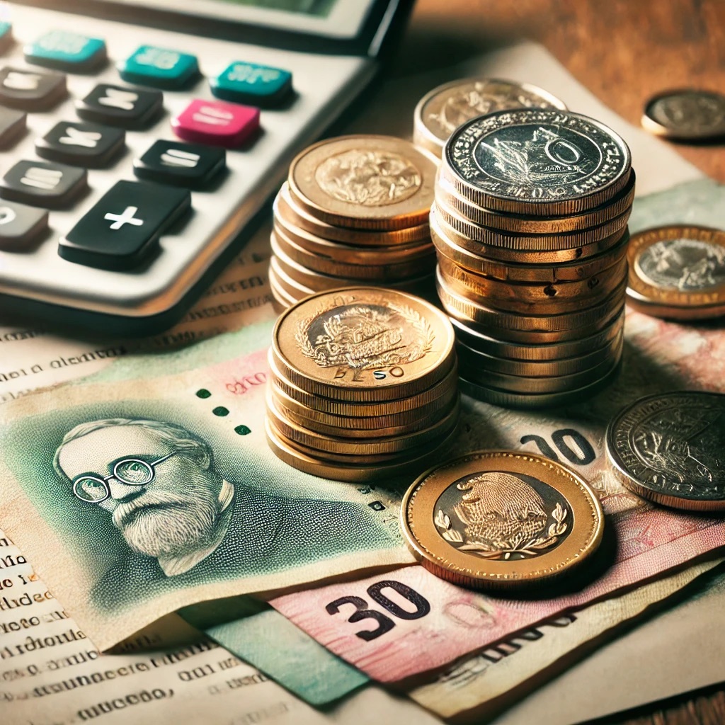 Mexican peso and financial documents