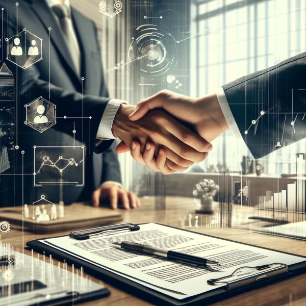 labor negotiation handshake