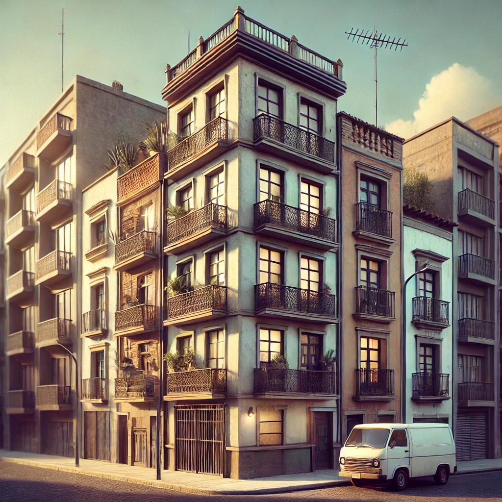 Rental property facade Mexico