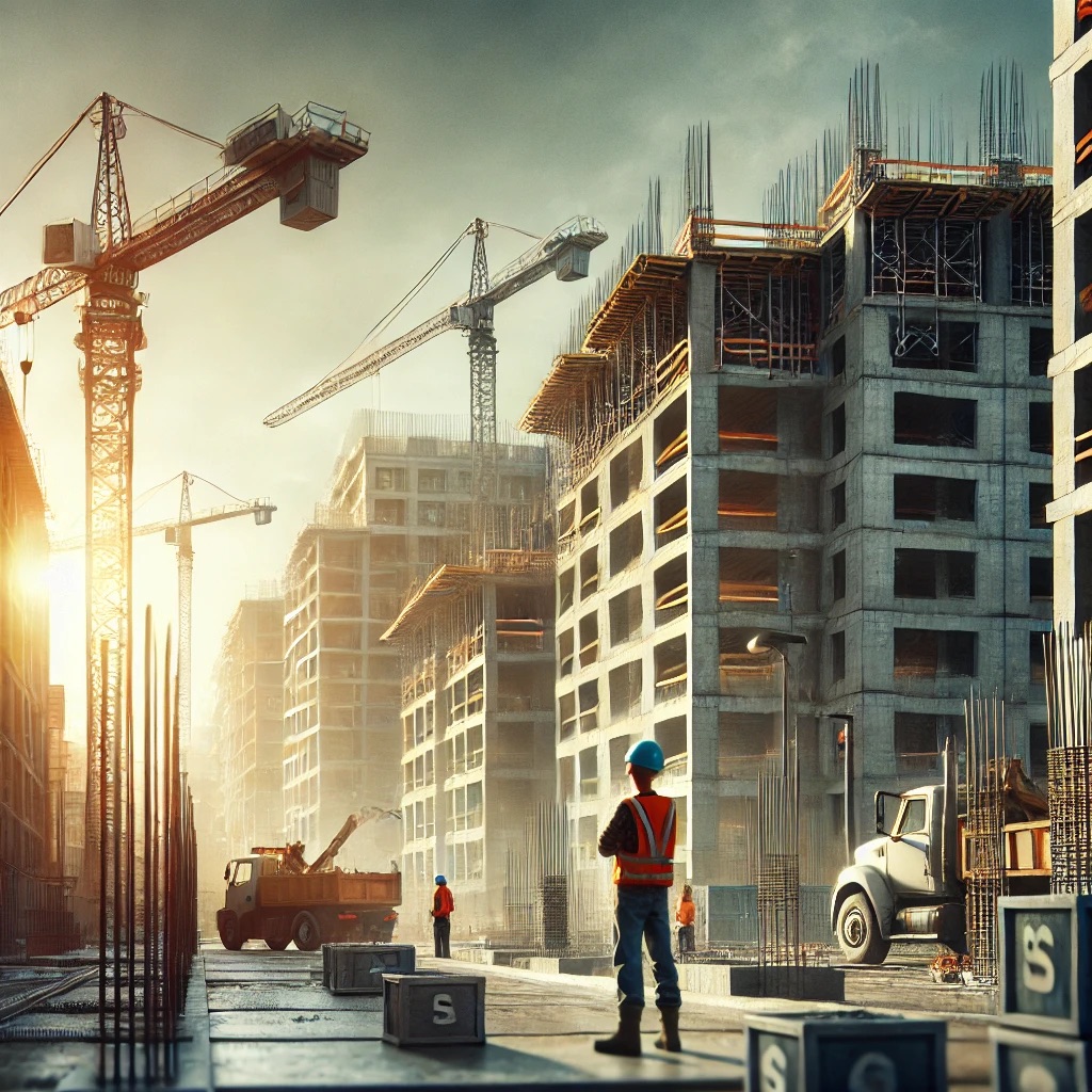 Construction site in Mexico