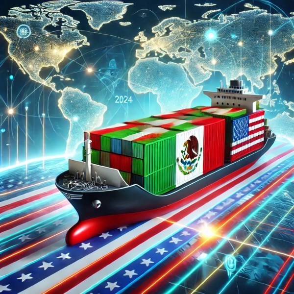 Mexico US trade ship