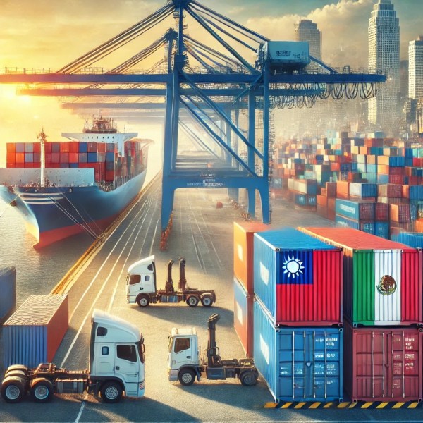 Taiwan Mexico shipping port