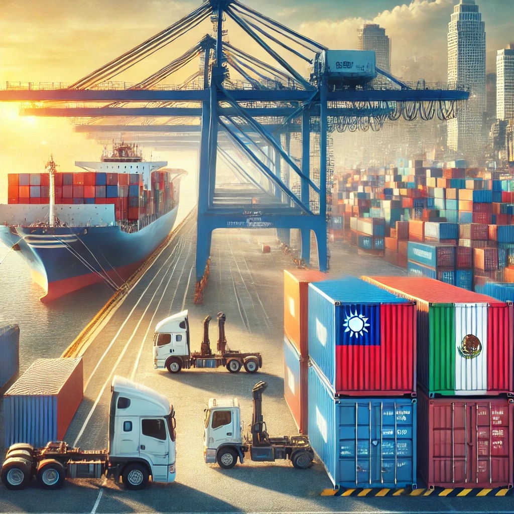 Taiwan Mexico shipping port