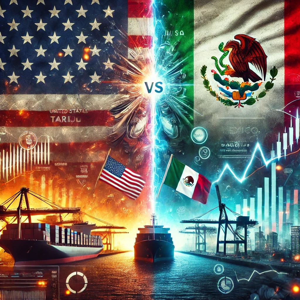 Trade war tension